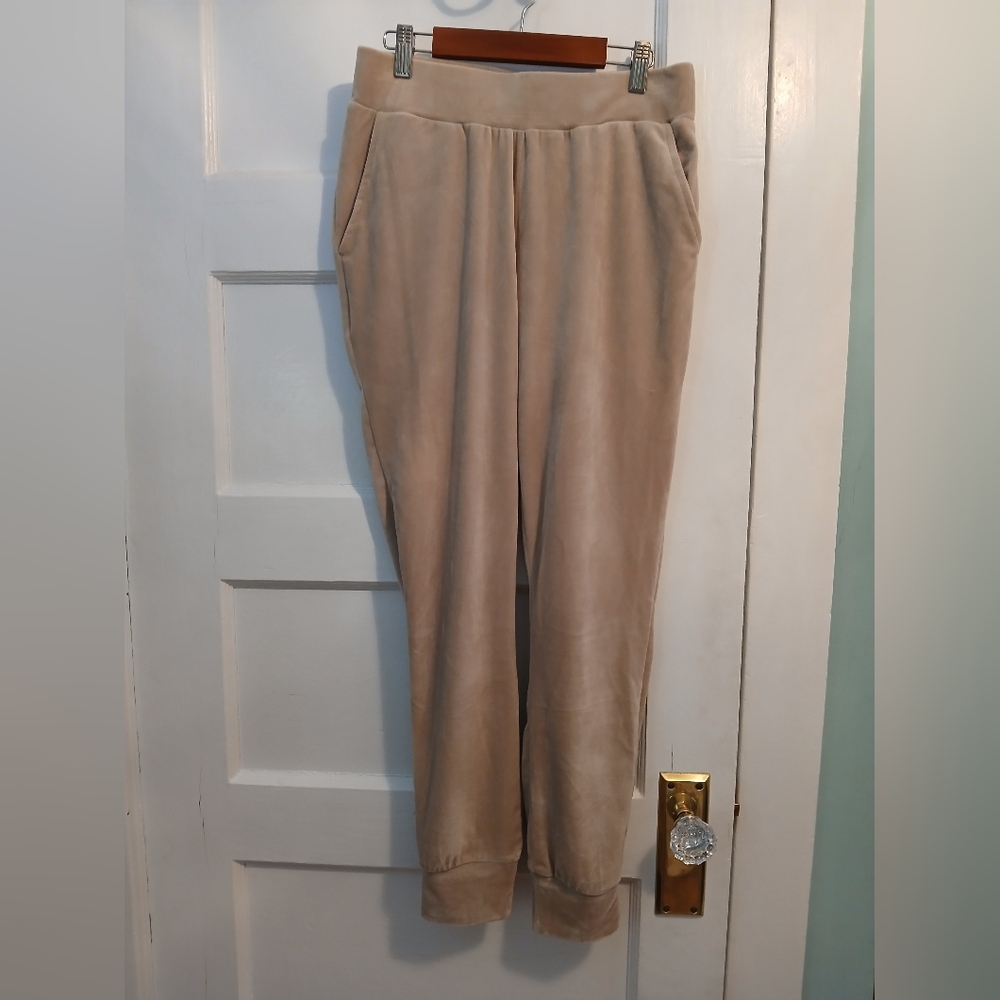 Cable & Gauge Velour Jogger - xs